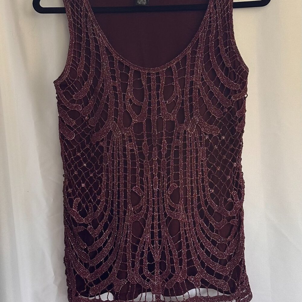 89th & Madison Maroon Tank